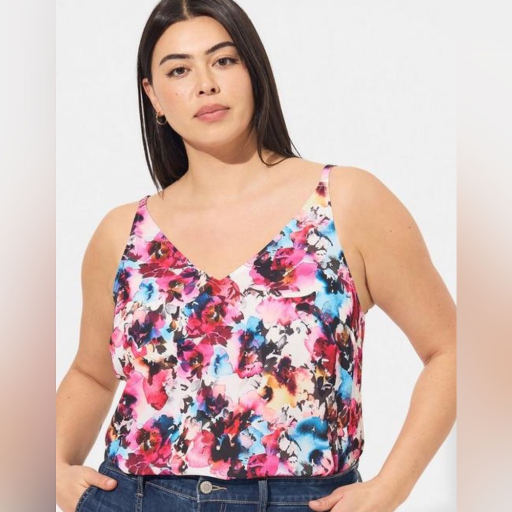 Torrid Georgette V-Neck Cami